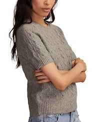 Lucky Brand Women's Cloud Soft Cable Sweater T-Shirt