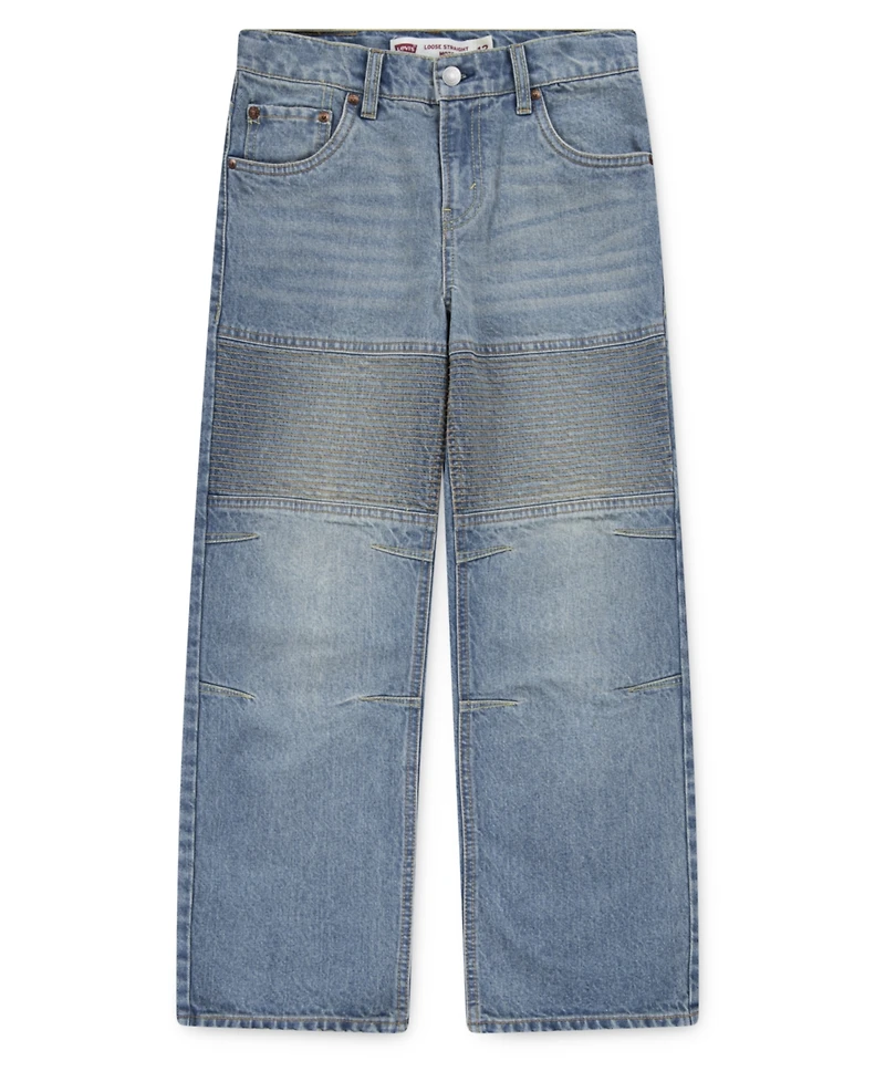 Levi's Big Boys 565 Loose Straight Moto Jeans