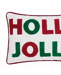 Truly Soft Holly Jolly Decorative Pillow, 12" x 20"