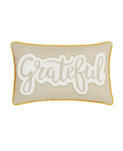 Truly Soft Grateful Decorative Pillow, 12"x 20"