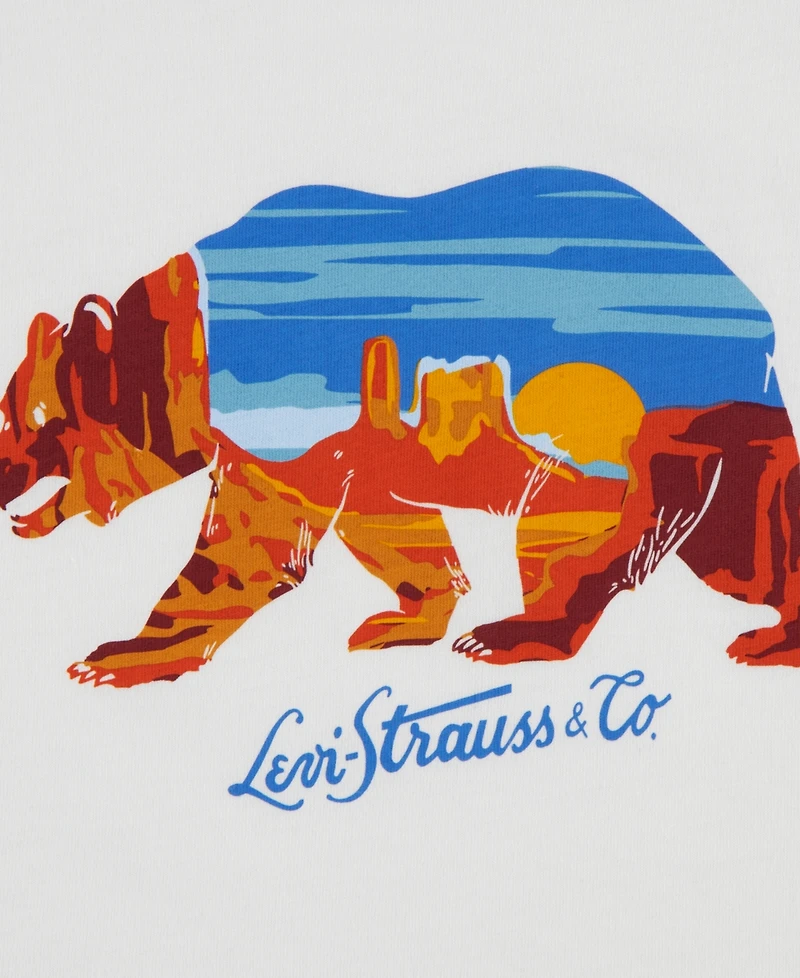 Levi's Big Boys Scenic Bear Short Sleeve T-Shirt