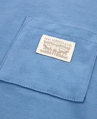 Levi's Big Boys Curved Hem Patch Pocket T-Shirt