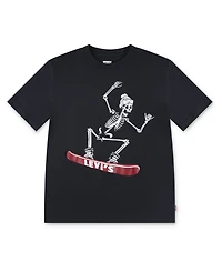 Levi's Big Boys Shredding Skeleton Short Sleeve T-Shirt