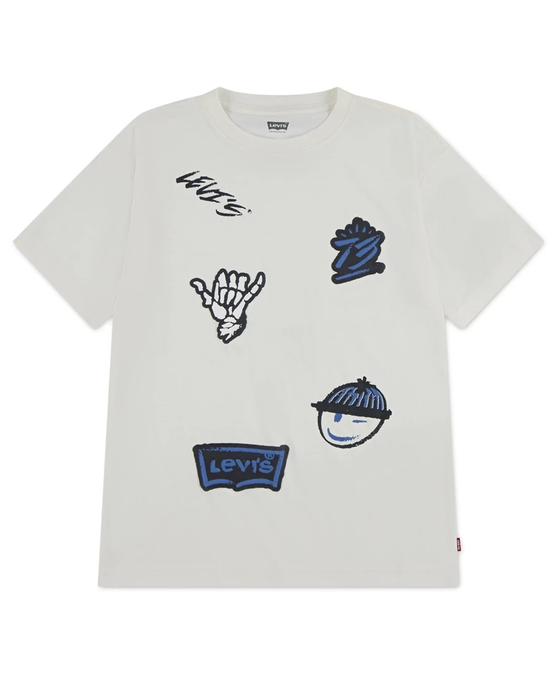 Levi's Big Boys Chill Doodle Short Sleeve T-Shirt