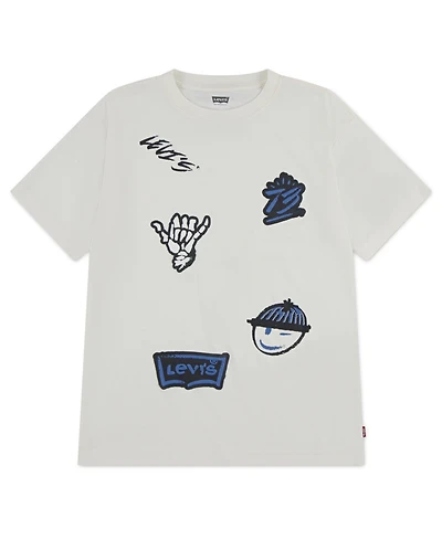 Levi's Big Boys Chill Doodle Short Sleeve T-Shirt