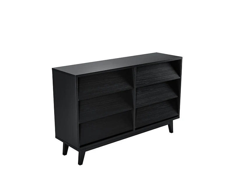 Casainc Storage Cabinet with Drawer Double Dresser Bevel Design