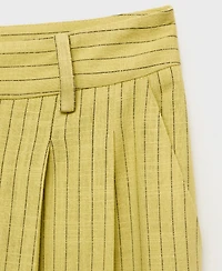Mango Women's Striped Straight Suit Pants