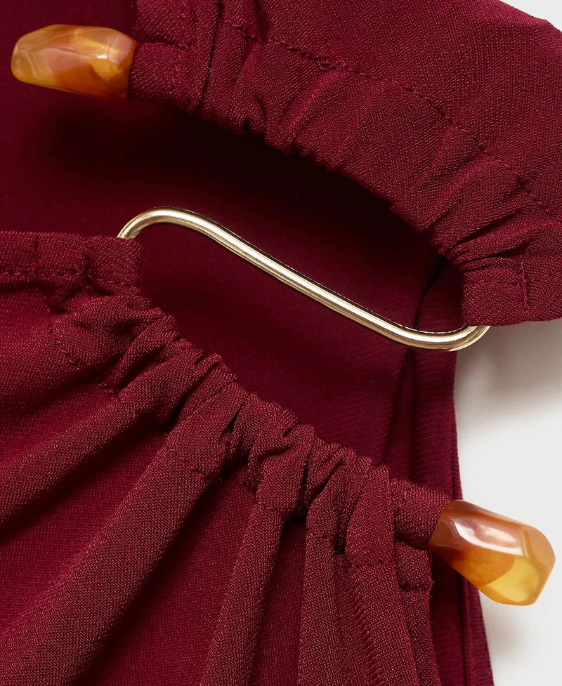 Mango Women's Jewel Detail Midi Dress