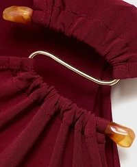 Mango Women's Jewel Detail Midi Dress