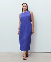 Mango Women's Polka Dot Midi Dress