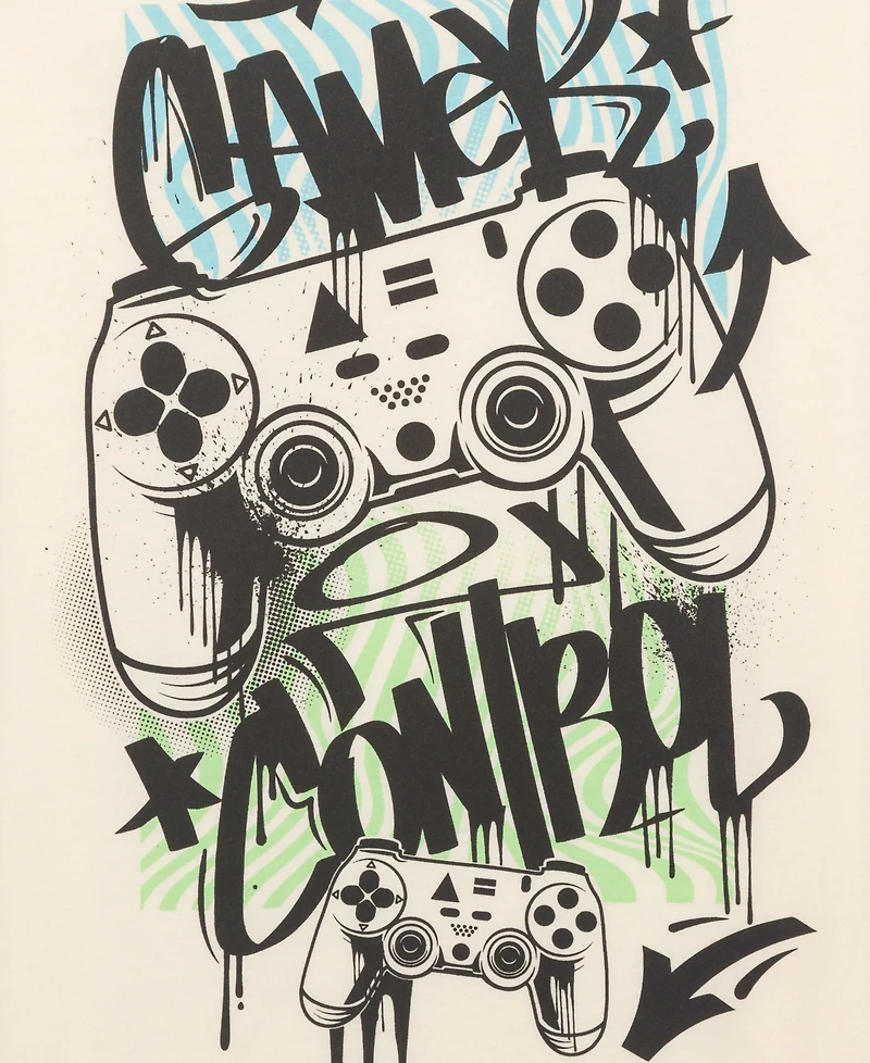 Jem Big Boys Gamer Control Short Sleeve T-Shirt