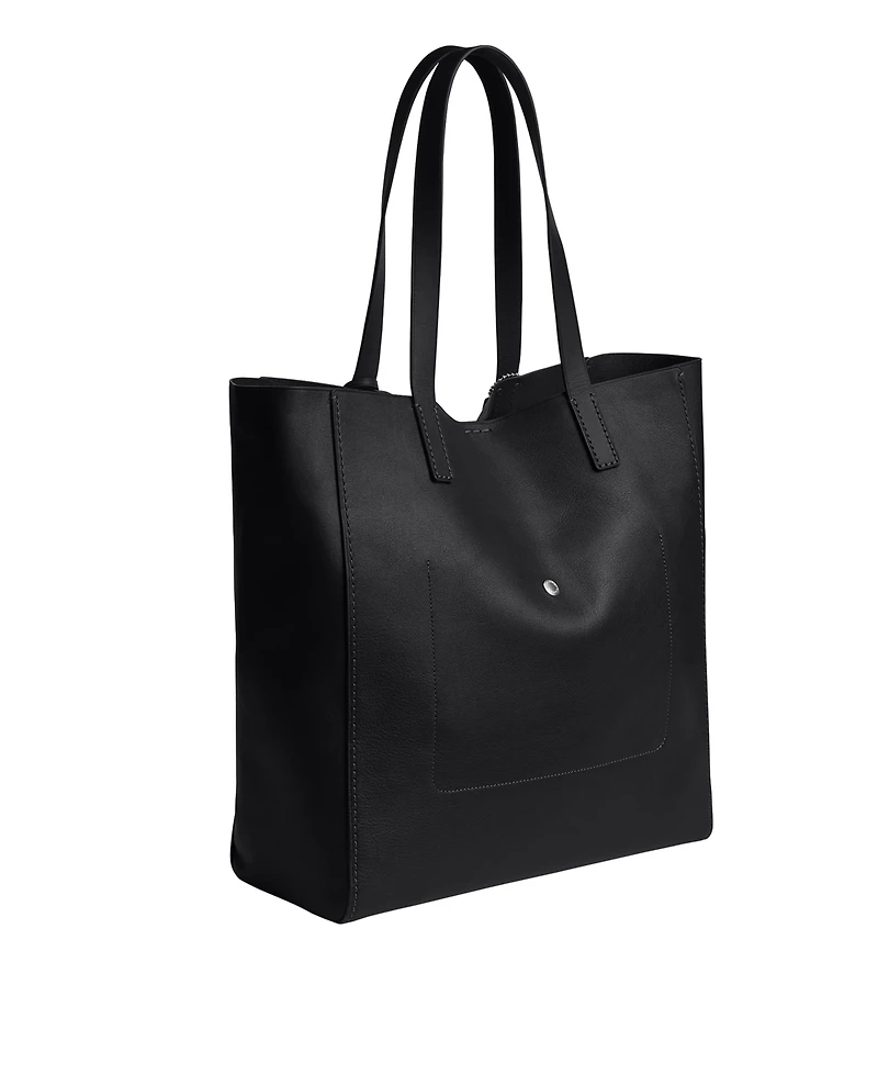 Coach Men's Natural Grain Leather Tote Bag