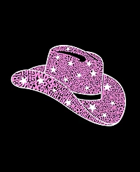 La Pop Art Plus Cowgirl Hat Word T-Shirt