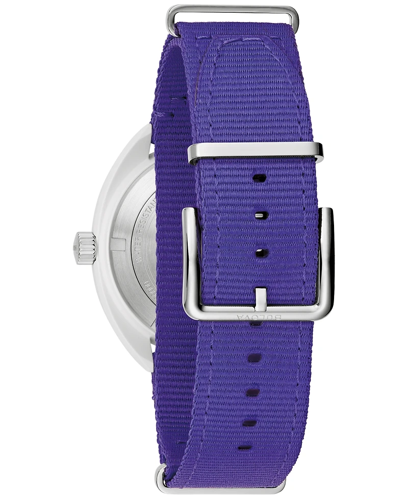 Bulova Men's Limited Edition Performance Snorkel Purple Strap Watch 41mm