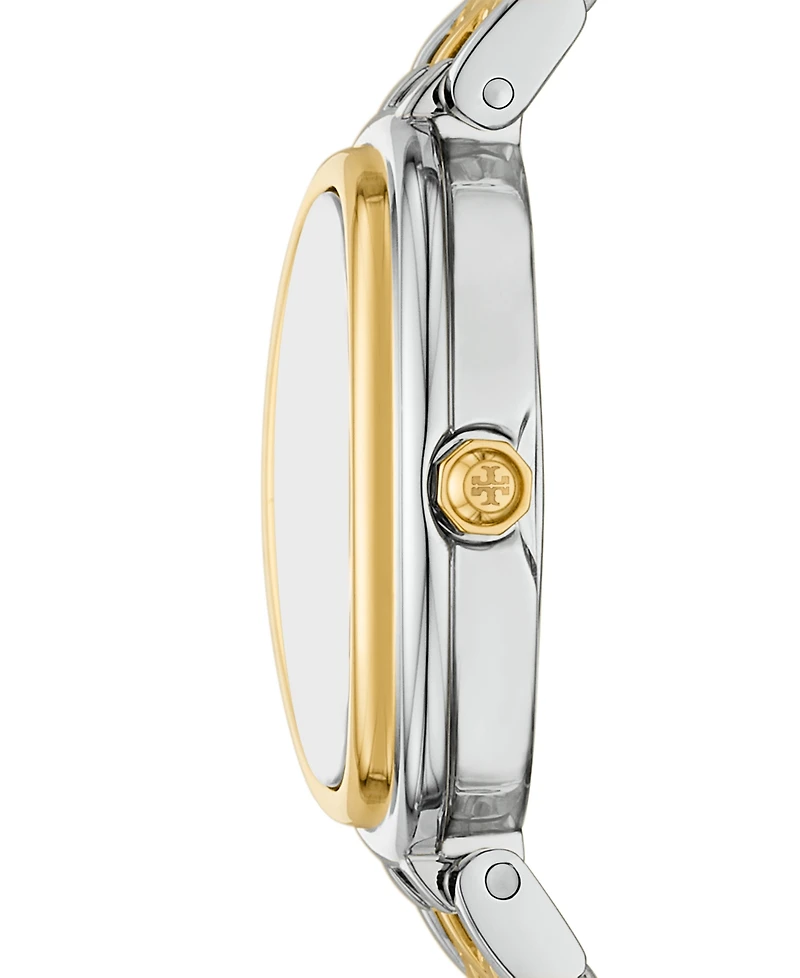Tory Burch Women's The Oval Two-Tone Stainless Steel Bracelet Watch 28mm