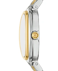 Tory Burch Women's The Oval Two-Tone Stainless Steel Bracelet Watch 28mm