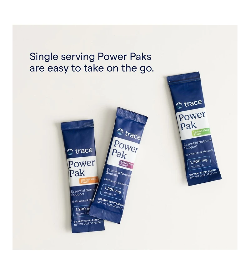 Trace Minerals Power Pak - Daily Health Support Supplement with Vitamins & Minerals