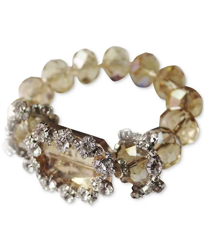 Michael Gabriel Designs Women's The Gilded - Cora Gold-tone Crystal Stretch Bracelet