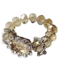 Michael Gabriel Designs Women's The Gilded - Cora Gold-tone Crystal Stretch Bracelet