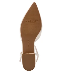 Anne Klein Women's Emily T-Strap Pointed Toe Flats