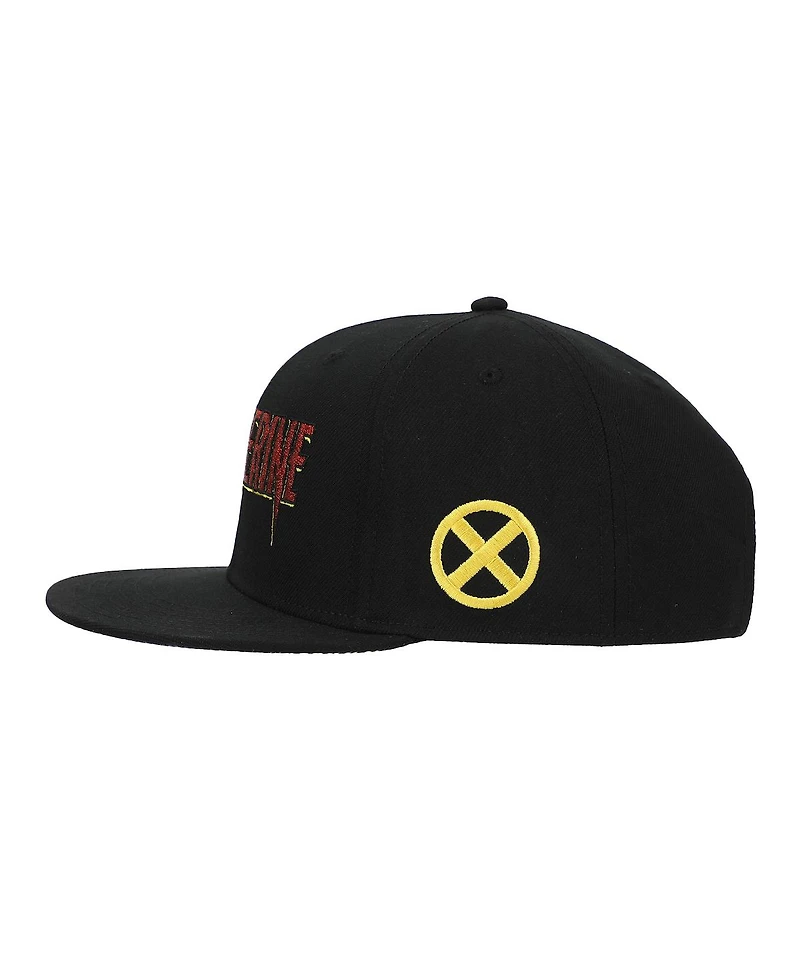Marvel Wolverine Embroidered Slashed Title Baseball Hat (58cm)