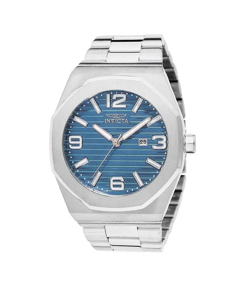 Invicta Men's 45778 Huracan Quartz 3 Hand Blue Dial Watch