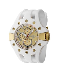 Invicta Men's 48127 S1 Rally Quartz Chronograph Silver, Red, Gold Dial Watch