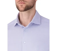 Victor Emmanuel Men's Pin Dot Print Dress Shirt