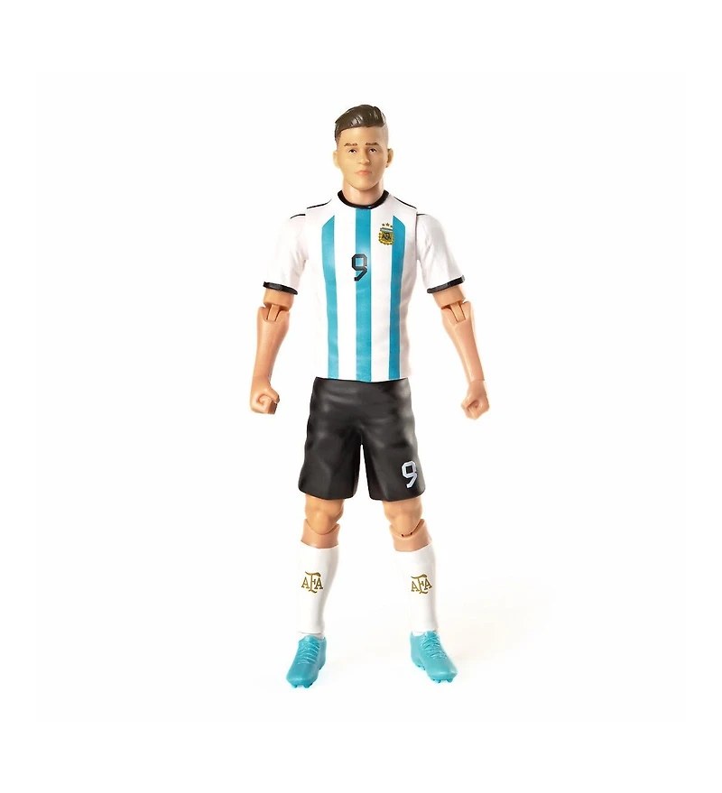 Banbo Toys Sockers Argentina Julian Alvarez 8" Collectible Soccer Action Figure