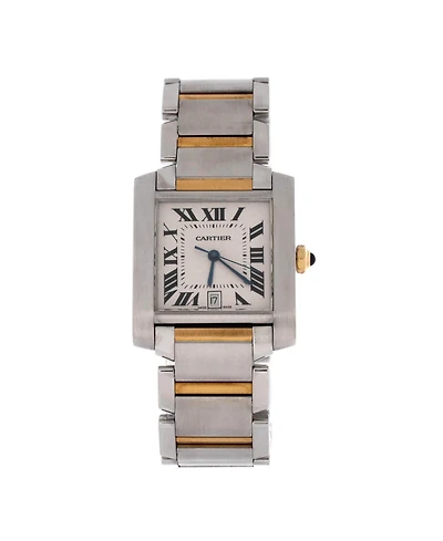 Pre-Owned Cartier Tank Francaise Automatic Watch in Stainless Steel and Gold 28mm