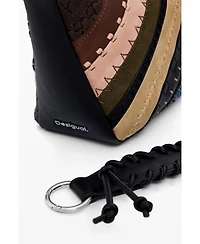 Desigual Women's Medium patchwork shoulder bag