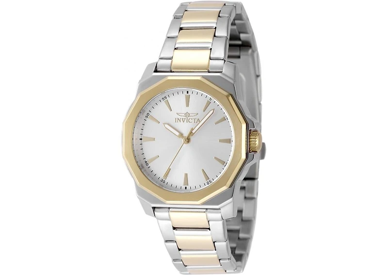 Invicta Women's 49088 Speedway Quartz 3 Hand Silver Dial Watch