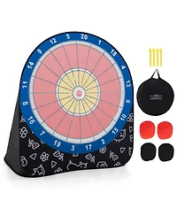 Large Dart Board for Kids with 4 Kick Balls