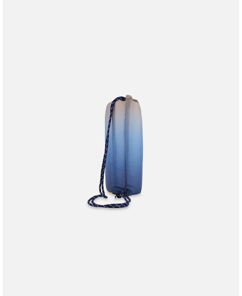 Deux par Deux Boy Drawstring Bag Blue and Beige Gradient - Toddler|Child