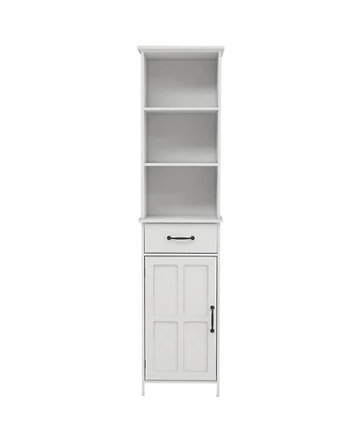 Casainc Compact Floor Cabinet With Drawer and Door for Entryway, Kitchen or Utility Room
