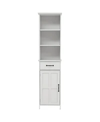 Casainc Compact Floor Cabinet With Drawer and Door for Entryway, Kitchen or Utility Room