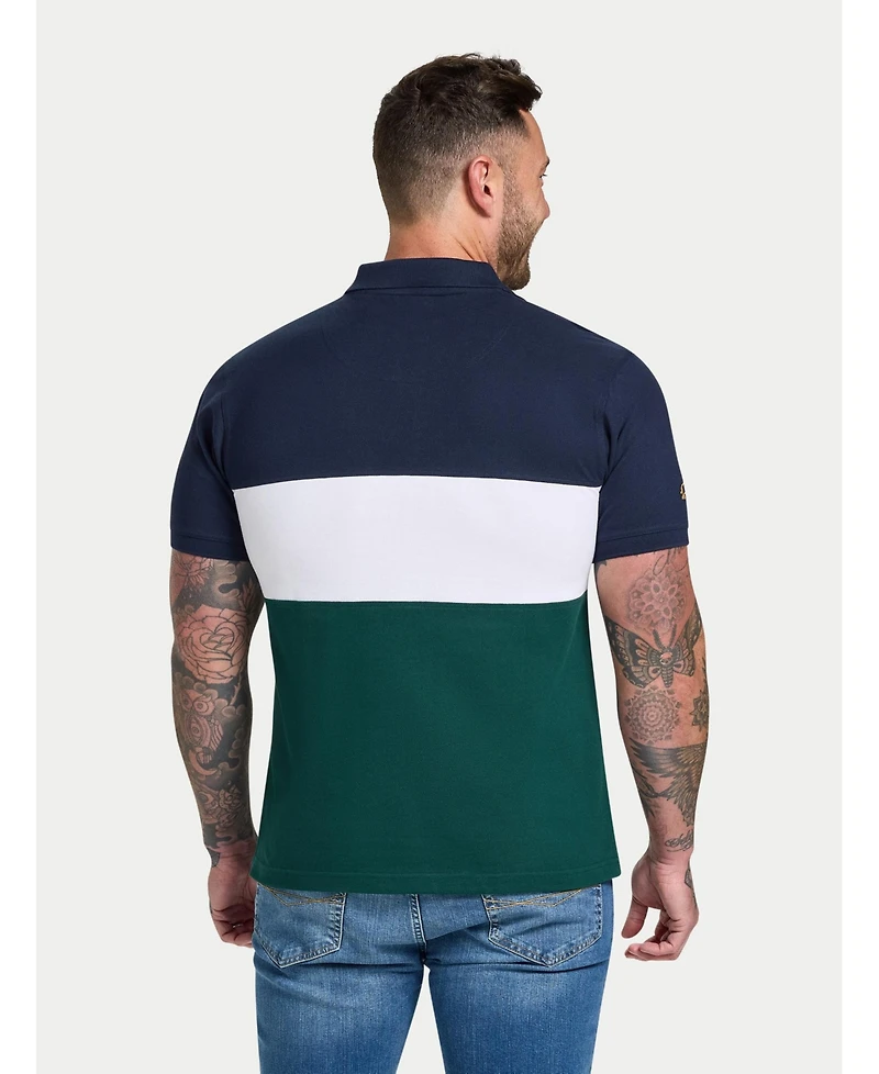 Raging Bull Men's S/S Cut & Sew Panel Pique Polo
