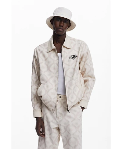 Desigual Men's Jacket with sun borders
