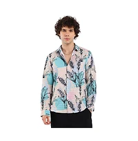 Campus Sutra Men's Sprig-Waffle Shirt