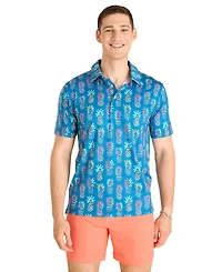 Chubbies Men's The Pineapple Sketch Performance Polo Shirt