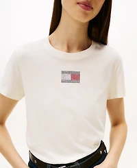 Tommy Jeans Women's Regular Fit Party Flag T-Shirt