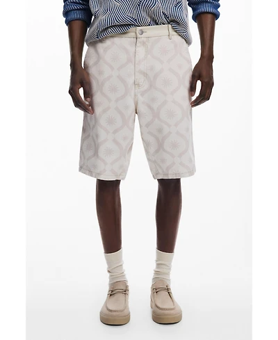 Desigual Men's Bermuda with sun borders