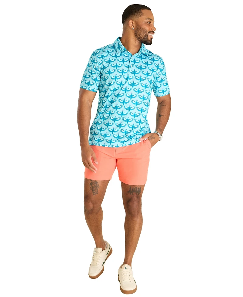 Chubbies Men's The Birds Of A Feather Performance Polo Shirt