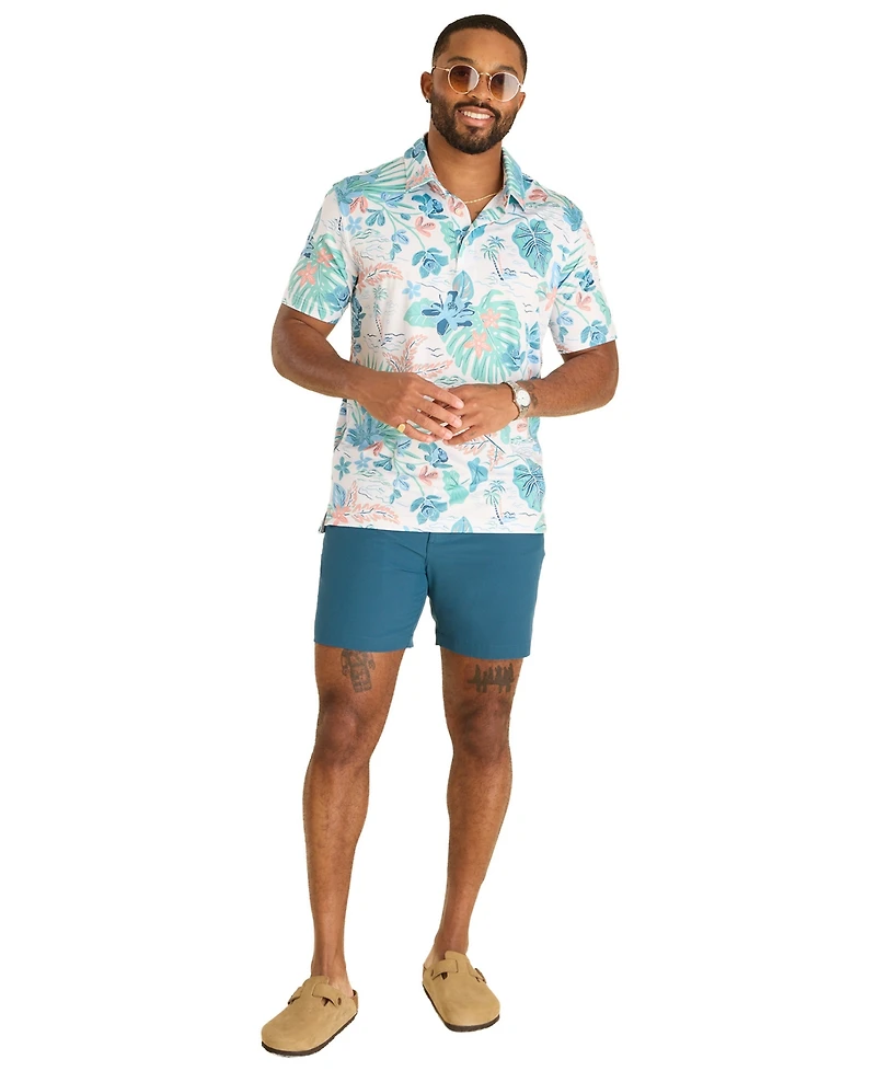 Chubbies Men's The Brush and Shrub Performance Polo Shirt