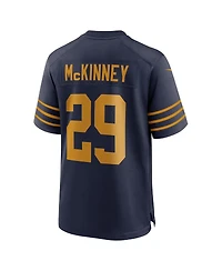 Nike Men's Xavier McKinney Navy Green Bay Packers The 1923 Classic Game Jersey