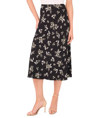 CeCe Women's Bias Midi Skirt