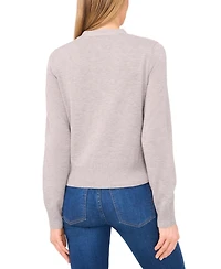 CeCe Women's Tie Neck Cardigan Sweater