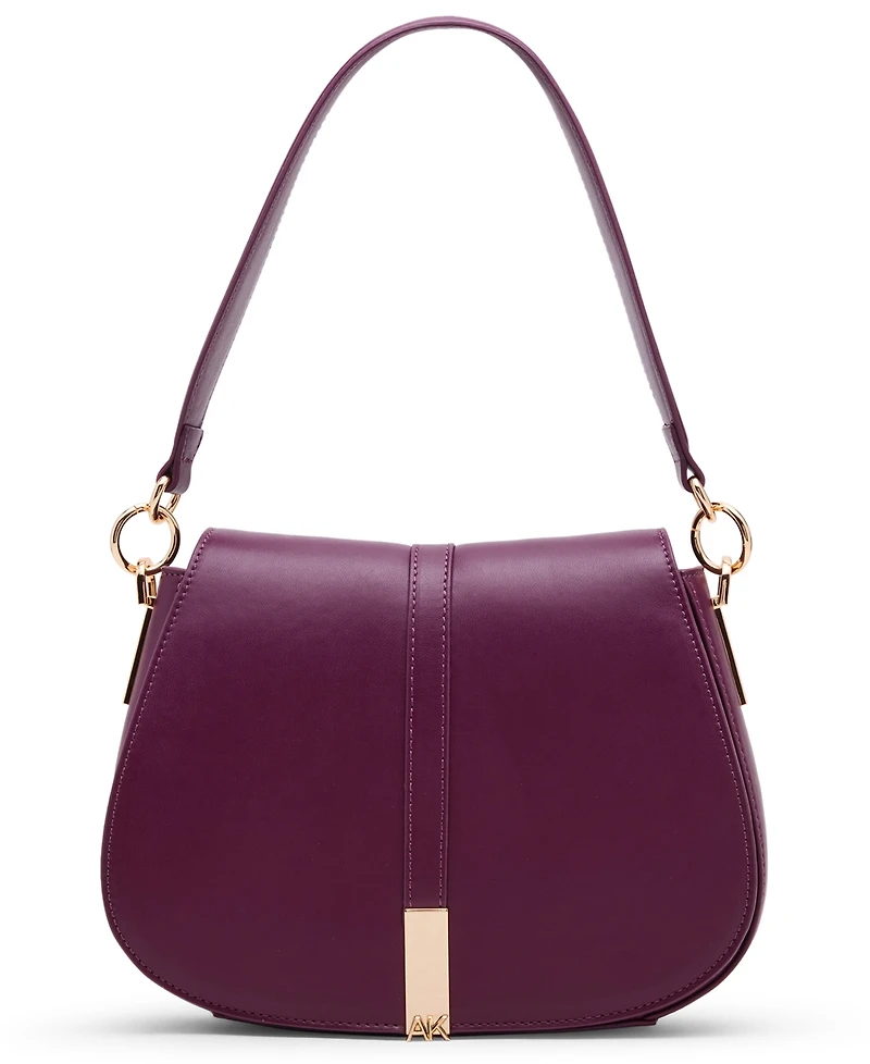 Anne Klein Convertible Strap Small Saddle Bag