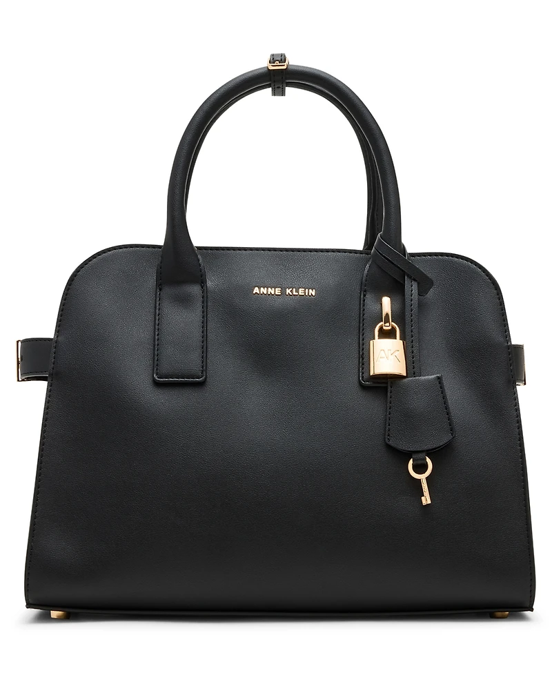 Anne Klein Convertible Strap Medium Curved Satchel Bag