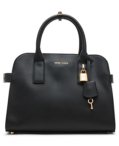 Anne Klein Convertible Strap Medium Curved Satchel Bag